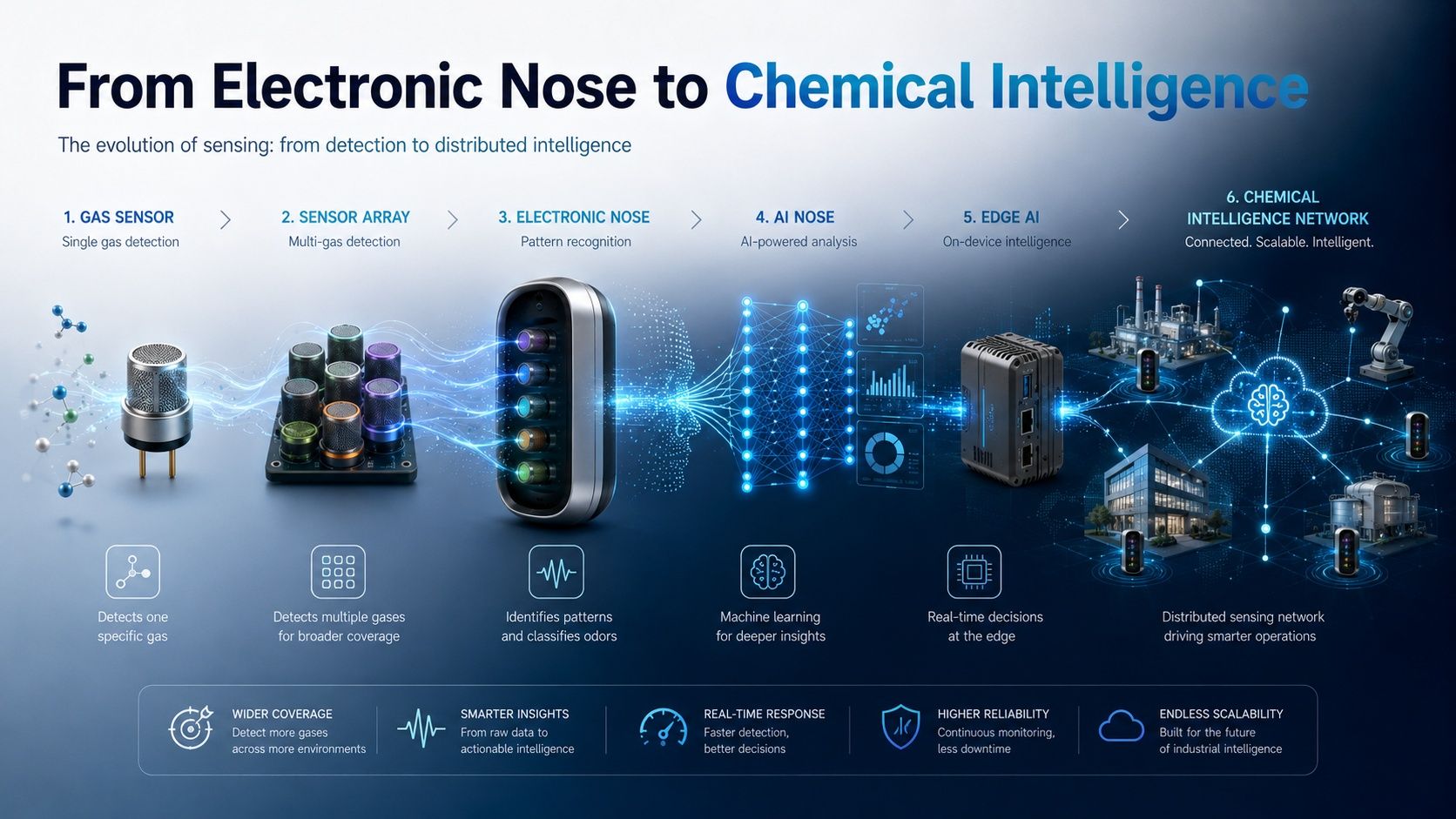 From electronic nose to chemical intelligence
