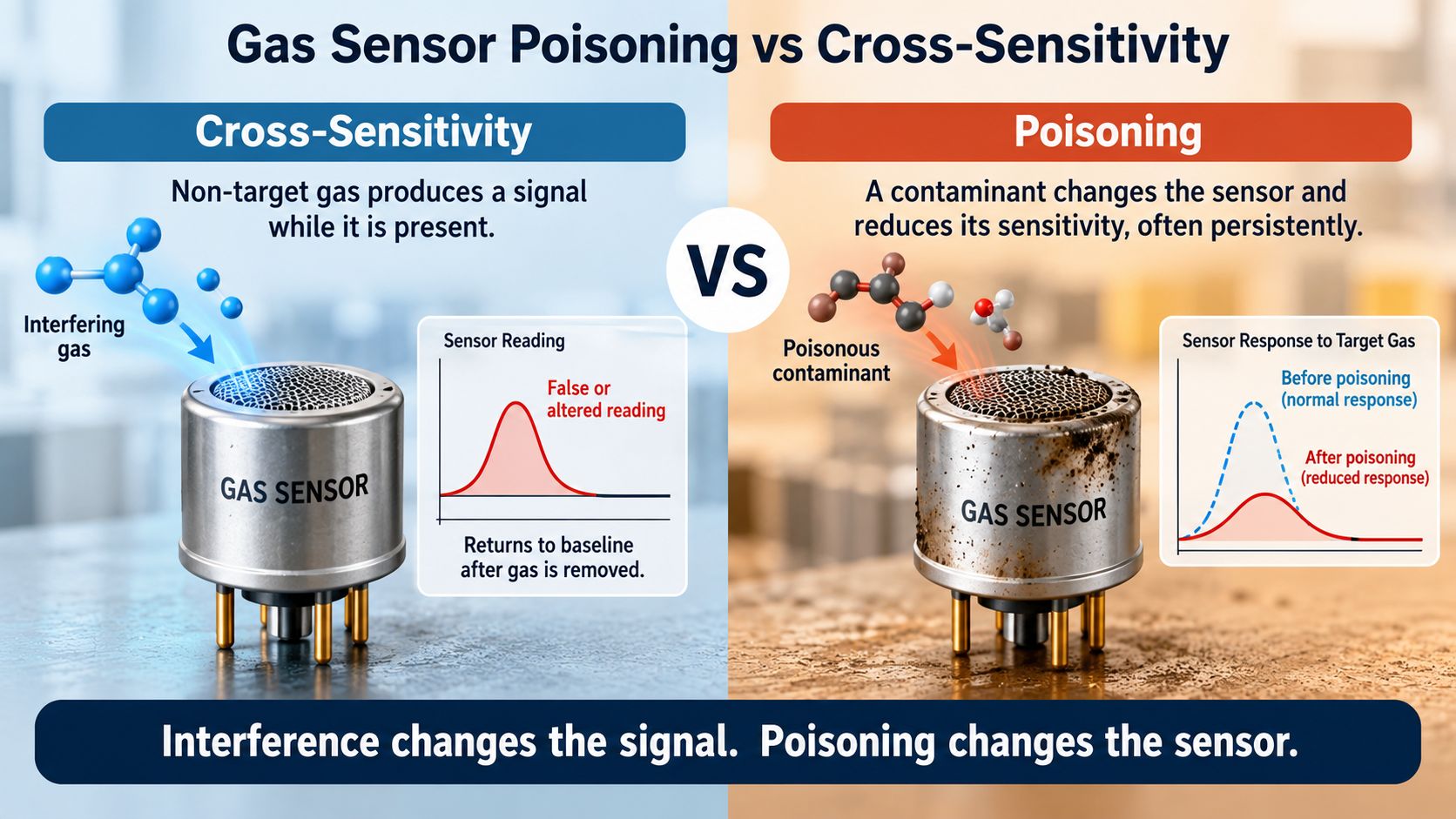 Catalytic Bead Sensor Poisoning Mechanism